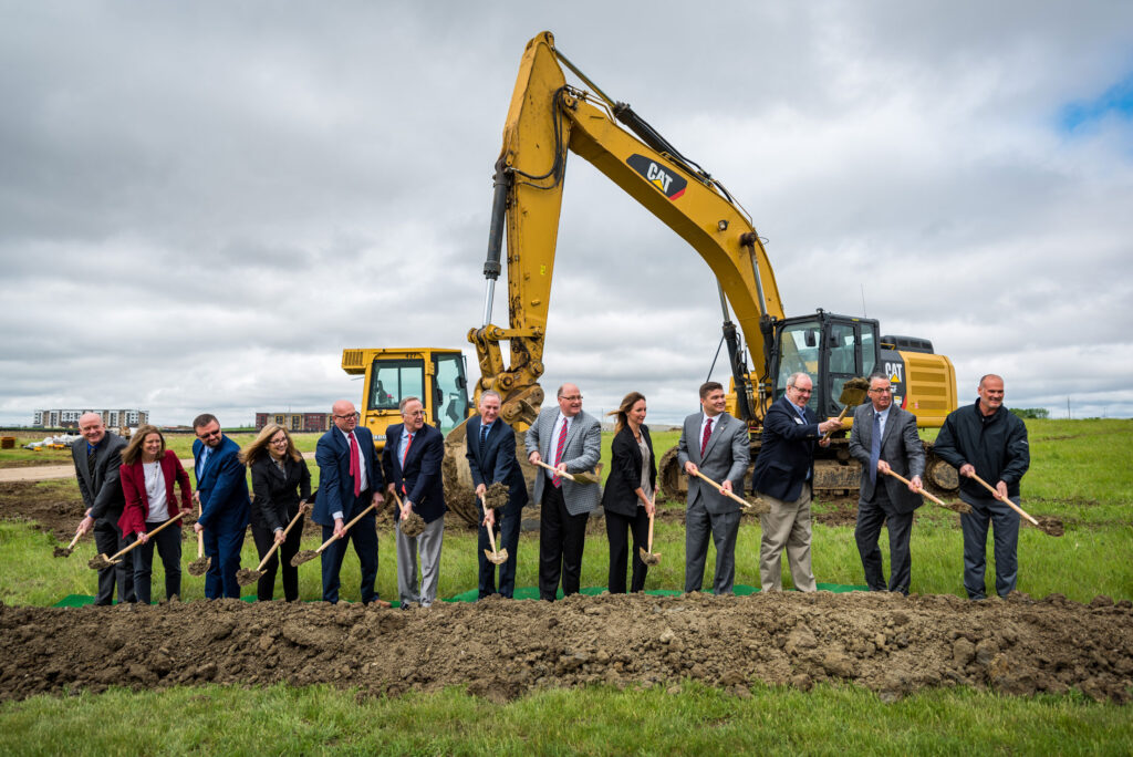 Ground breaking event at the USD Discovery District.