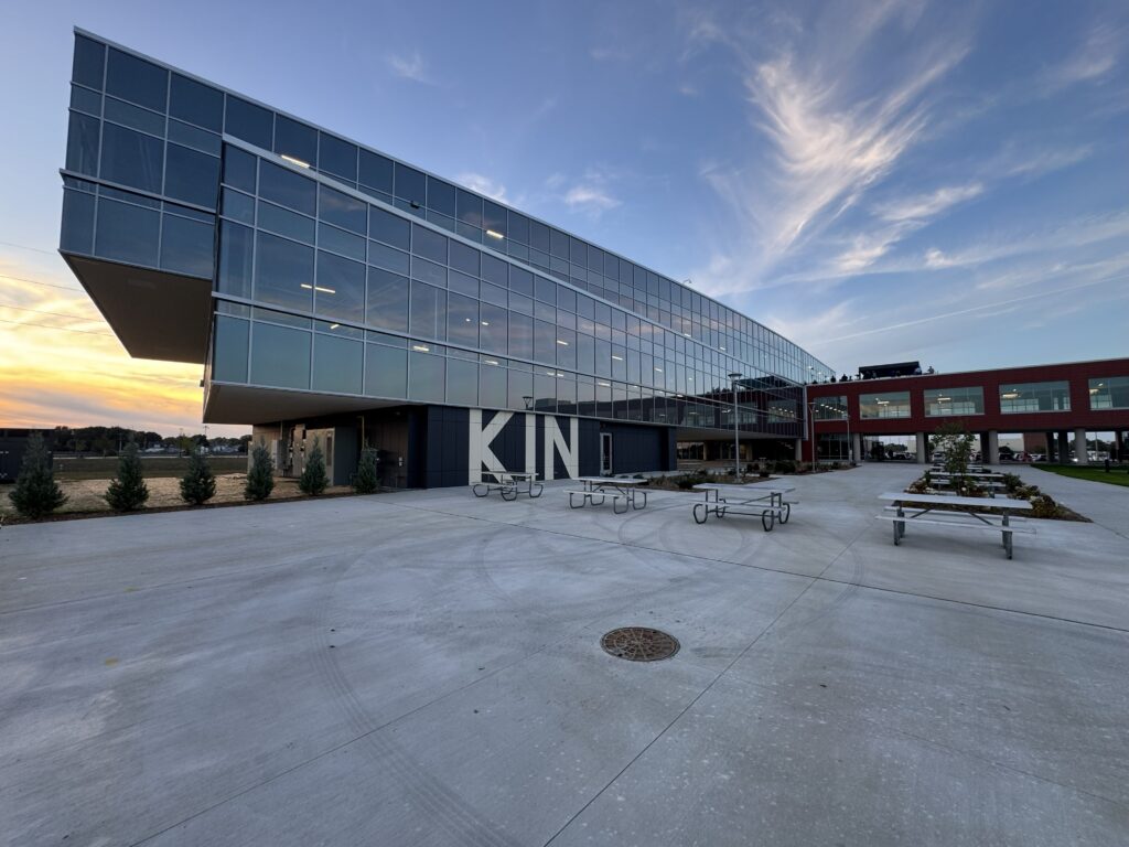 Kenosha Innovation Center construction is completed in 2025.