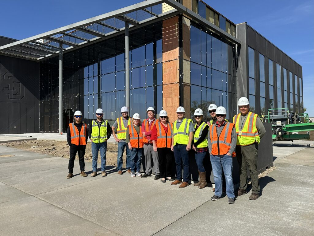 USD Discovery District team welcomes the City of Sioux Falls to tour the new construction of Building 1 in Sioux Falls, SD.